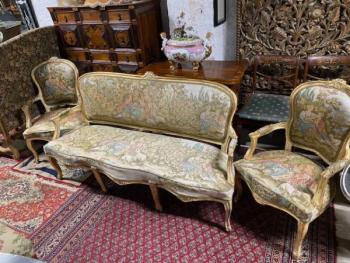 Zlacená sedací souprava 2+1 Zlacená sedací souprava 2+1