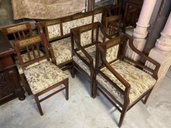 Secesní sedací souprava 6+2+1 Secesní sedací souprava 6+2+1